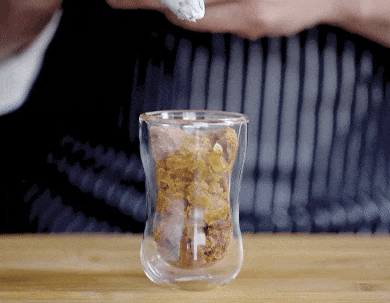 Granita al caffè con crema di ricotta